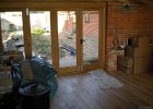 DSCN0876  The doors out to the courtyard, and also our lovely oak flooring.